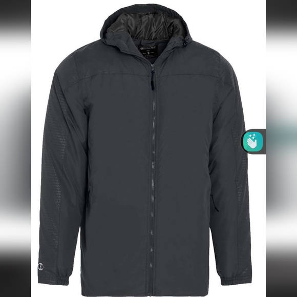 Holloway Polyester Full Zip Bionic Hooded Jacket Style 229017 Dry-Excel Pin-Hold - Picture 4 of 12